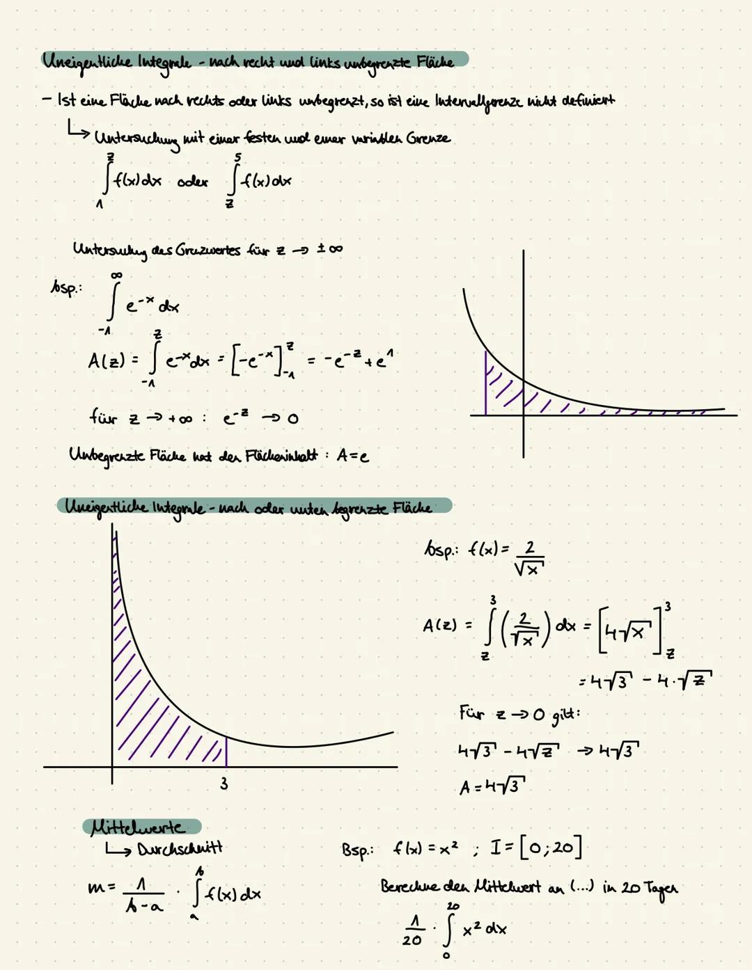 # Mathe Q1-4
+ ×
- ÷ # Lernzettel Q1
1) Annaherung über Zerlegungssummen: Ober- und Untersunime
Bsp.:
Obersumme
Untersumme
1. Wähle fe