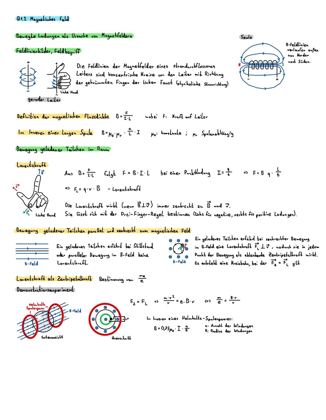 Physik
Glatk Abhar Q1- Elektromagnetismus
Q1.1 Elektrisches Feld
Feldbegriff, Feldlinien bilder
homogenes Feld eines Plattenkondensators (Ex