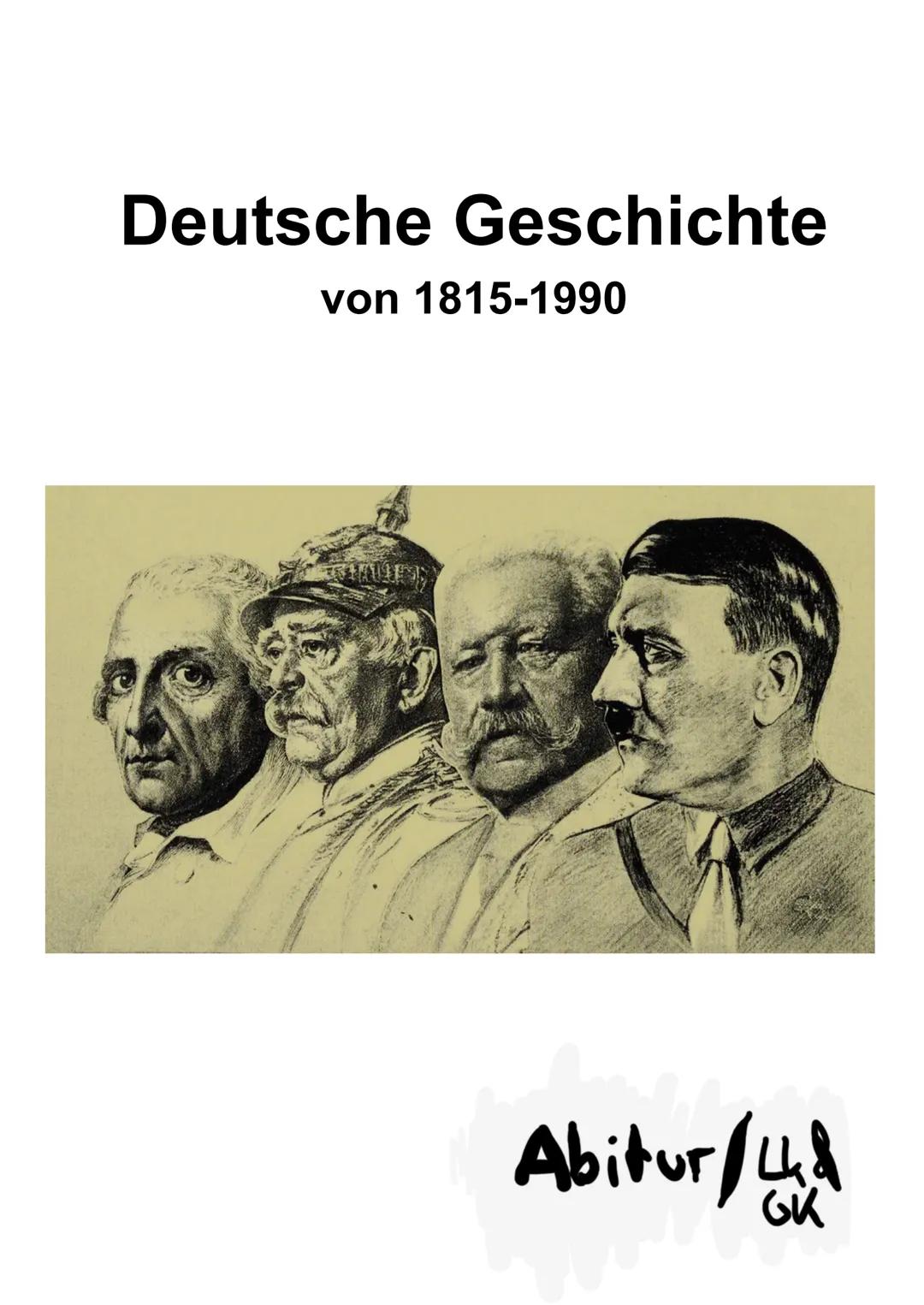 # Deutsche Geschichte
von 1815-1990