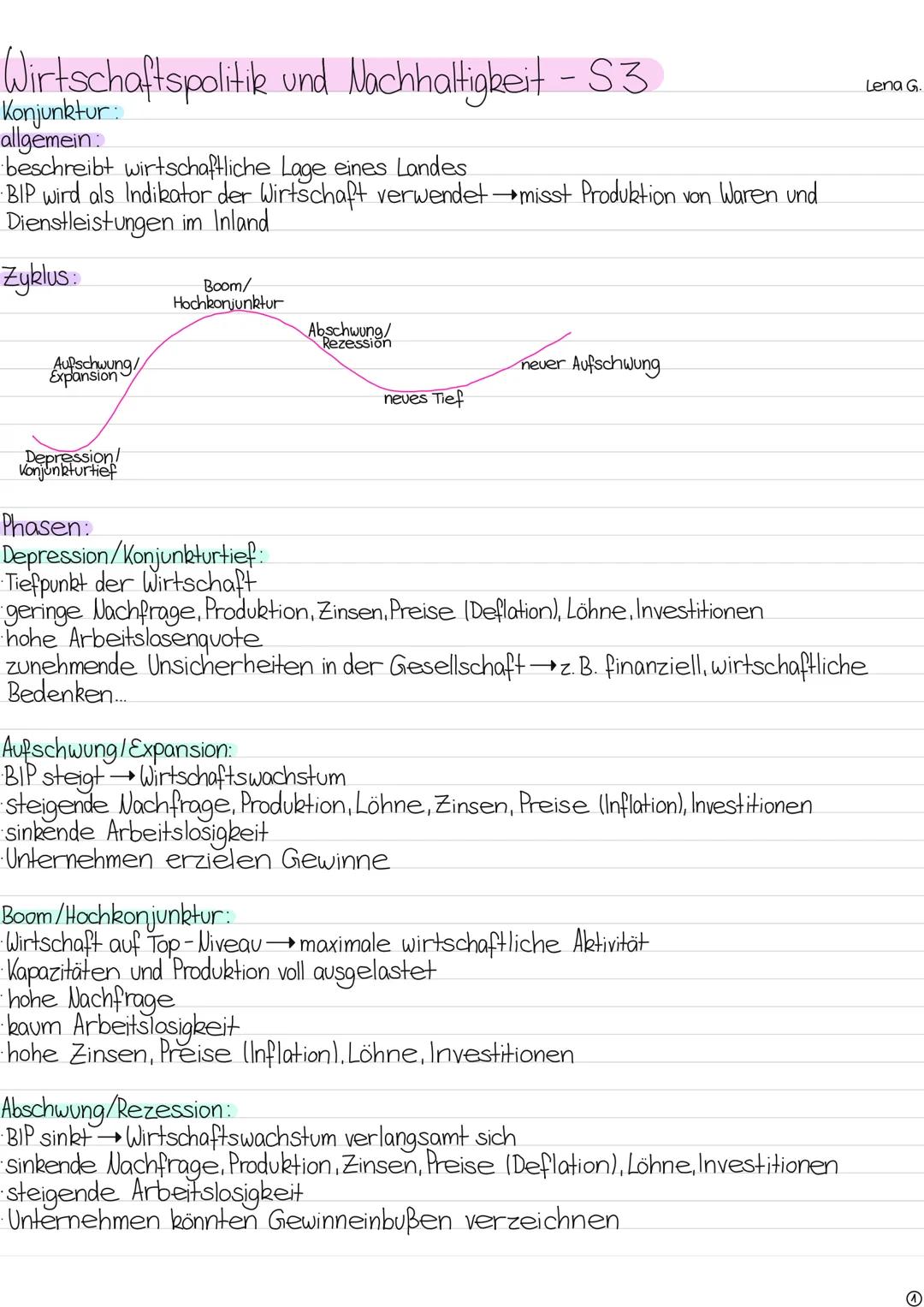 Abi Lernzettel PGW
(Politik
Gesellschaft
und Wirtschaft)
Soziale Ungleichheit
und
Wirtschaftspolitik
und Nachhaltigkeit Inhalt:
Seite:
Thema