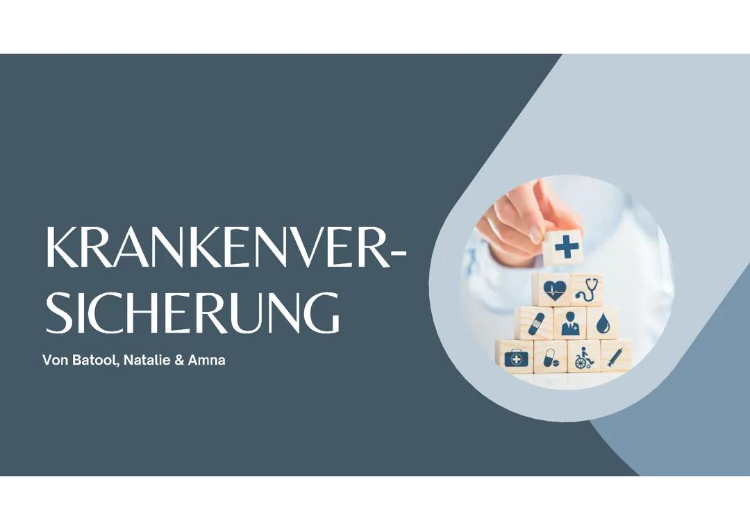 Powerpoint Präsentation zur Krankenversicherung