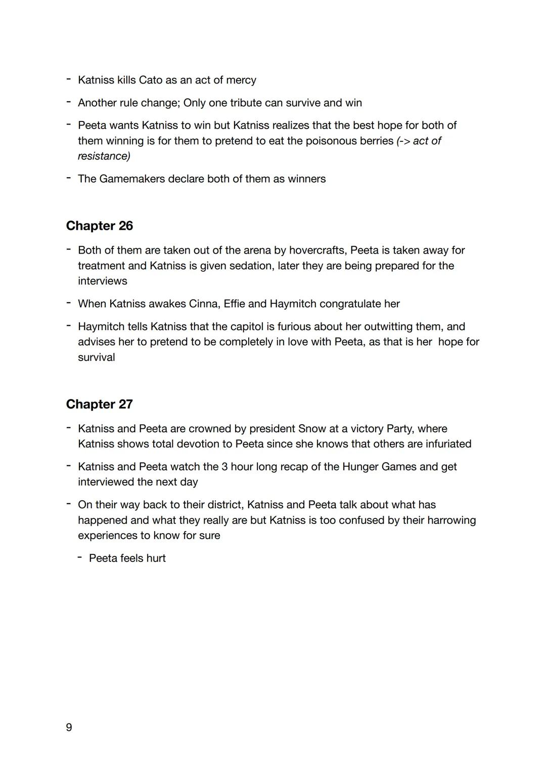 # Reading log - Hunger Games
## Chapter 1
- Introduction District 12 and world of Panem
- Relationships of Katniss and her personality
- V