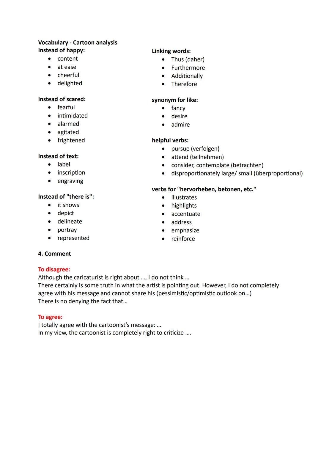 Englisch Abitur - Bayern 2024 Zusammenfassung
Stylistic device
Alliteration
Anaphora / Repetition
Antithesis
Asyndeton
→ Polysyndeton
Climax