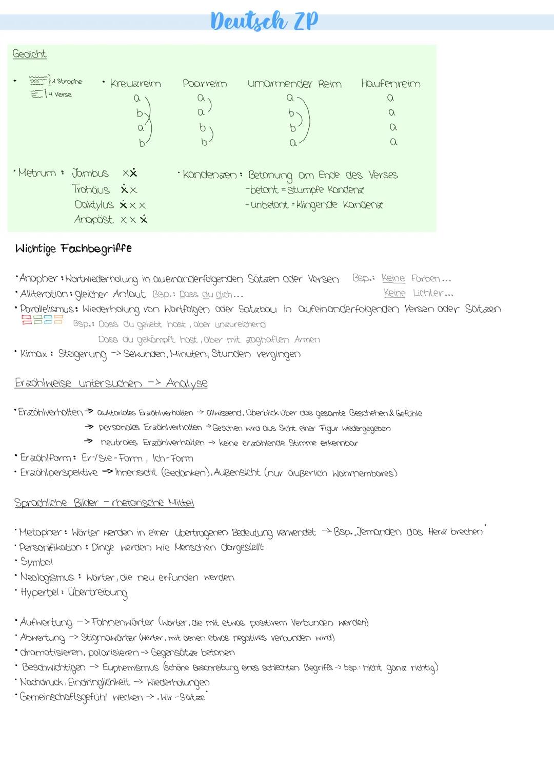 Deutsch ZP
Aufgabentyp 2 -> verfassen eines zusammenhängenden informativen Textes
->mithilfe einer Sammlung Materialien (kontinuirliche/disk