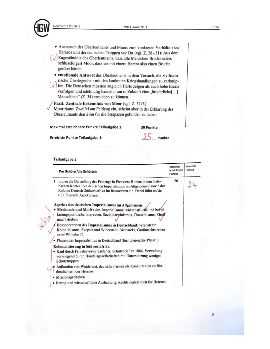 06.05.2024
HGW
Klausur Nr. 4
Geschichte Q1 GK 1
Aufgabenstellung
Interpretiere die vorliegende Quelle, indem du...
1. sie analysierst,
V
2.
