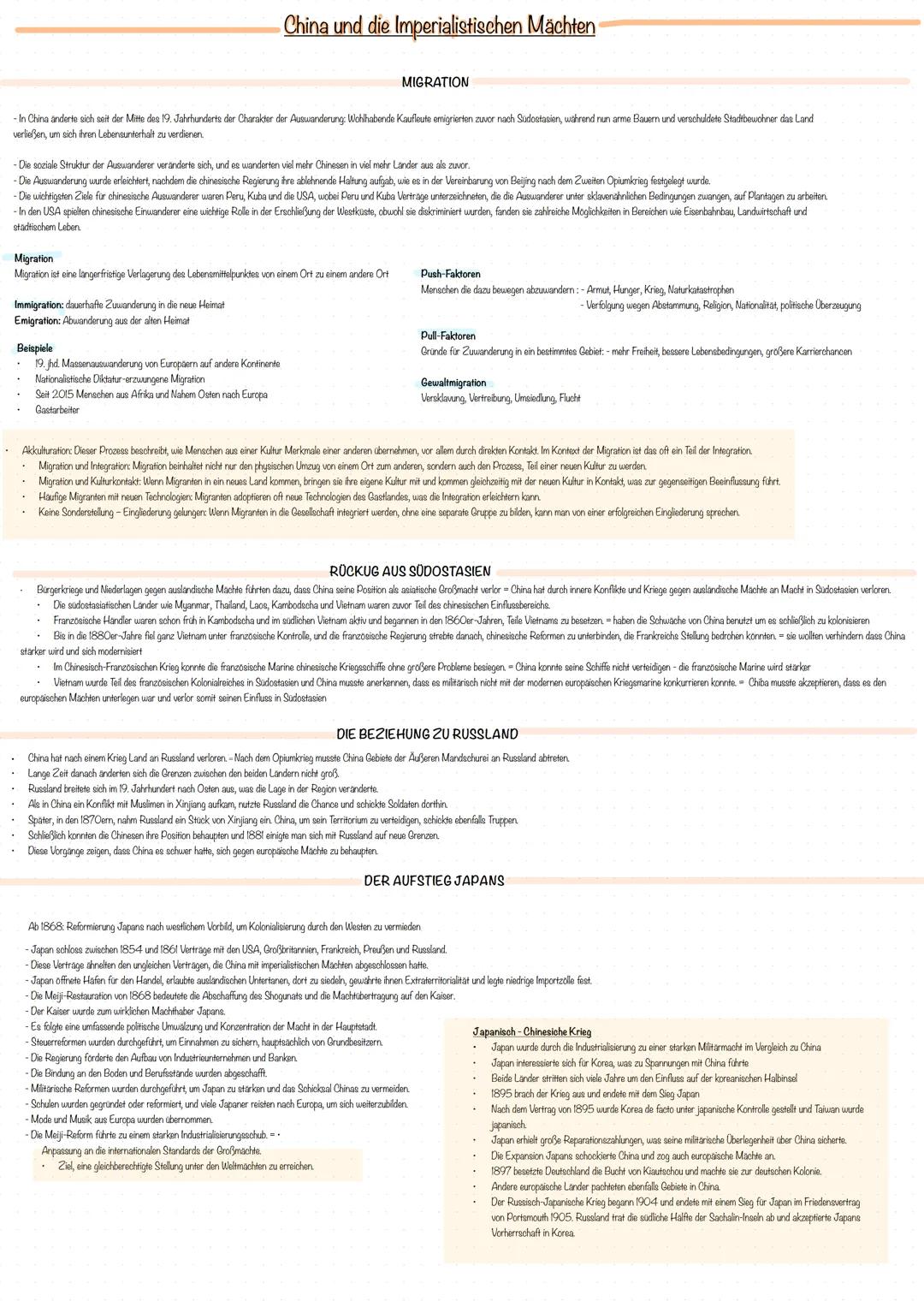 # China und die Imperialistischen Mächten
Die Qing Dynastie
- seit 1644 an der Macht
- 150 Jahre Blutezeit (hohe Ertrage der Landwirtschaft