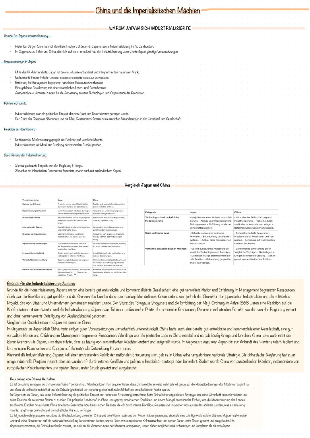 # China und die Imperialistischen Mächten
Die Qing Dynastie
- seit 1644 an der Macht
- 150 Jahre Blutezeit (hohe Ertrage der Landwirtschaft