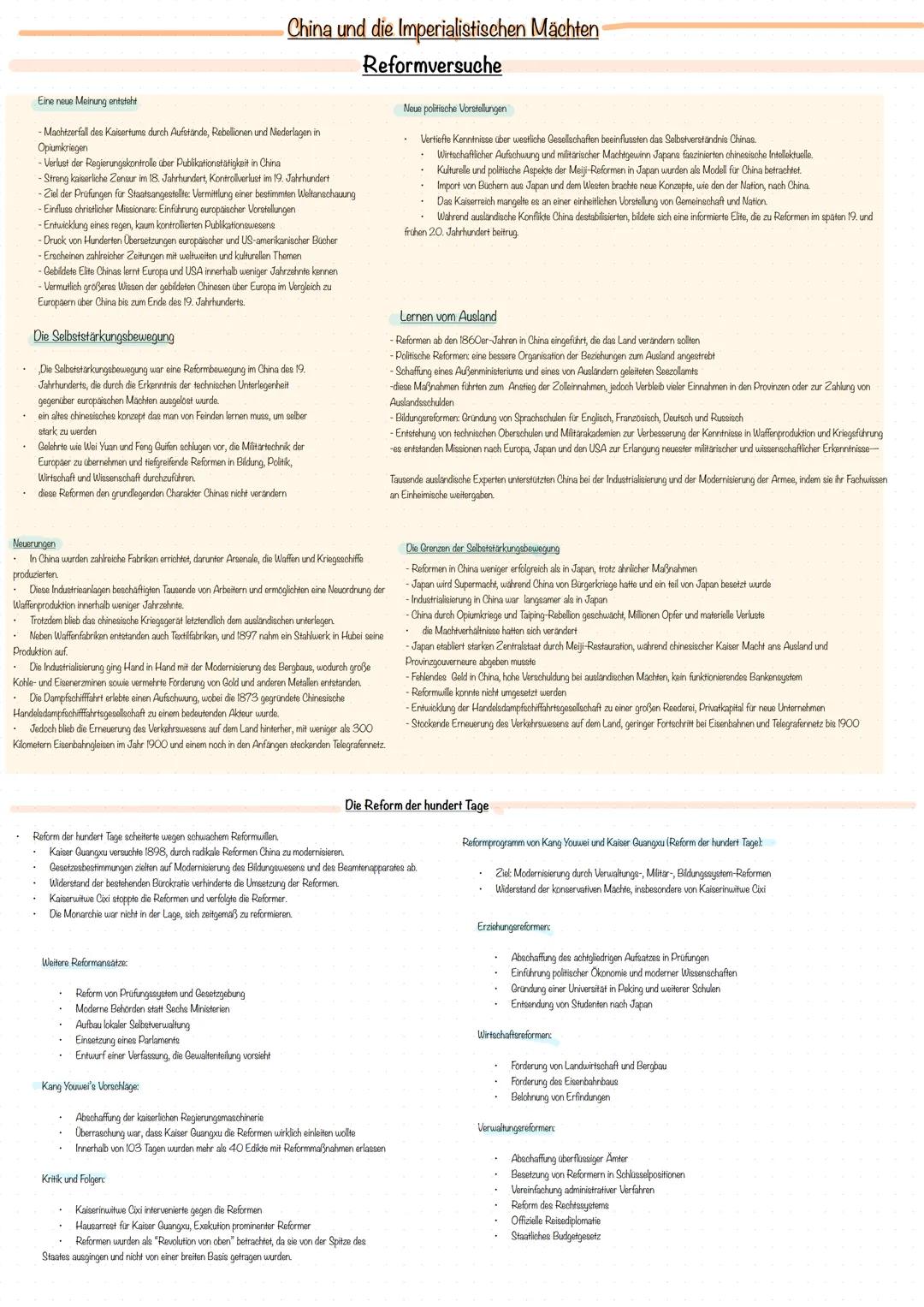 # China und die Imperialistischen Mächten
Die Qing Dynastie
- seit 1644 an der Macht
- 150 Jahre Blutezeit (hohe Ertrage der Landwirtschaft