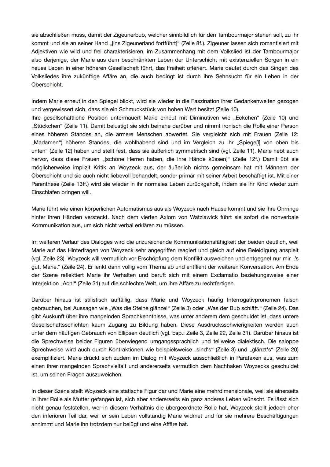 Dramenszenenanalyse
30.10.2022
Das offene Drama „Woyzeck" wurde von Georg Büchner verfasst und 1878 veröffentlicht. Büchner
behandelt hierbe
