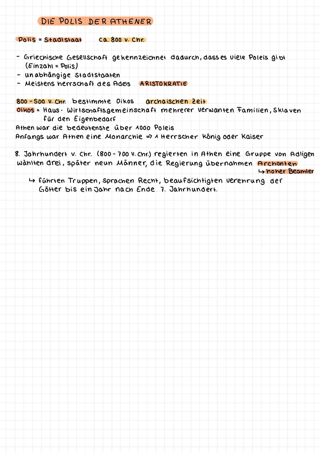 Geschichte
Solons Reformen
→Griechenland
Athener wählten 594 v. Chr. den angesehenen Adligen Solon.
TIMOKRATIE:
Vorgeschichte:
-
Herrschaft