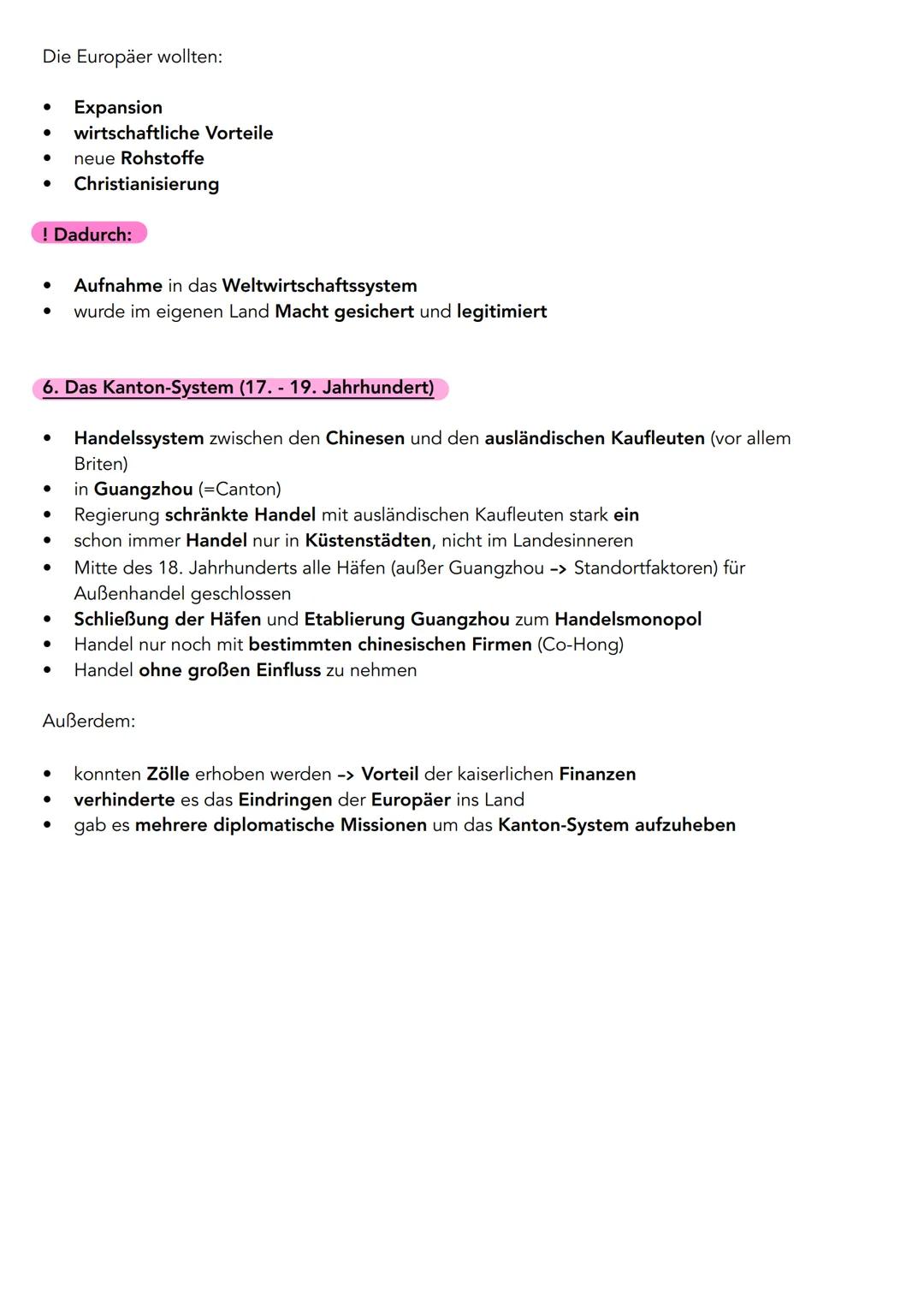 # Abi -
# China und die imperialistischen Mächte
Überblick
- Chinesische Geschichte keine Epochen sondern Herrschaftszeiten
- Kaiserreich ex
