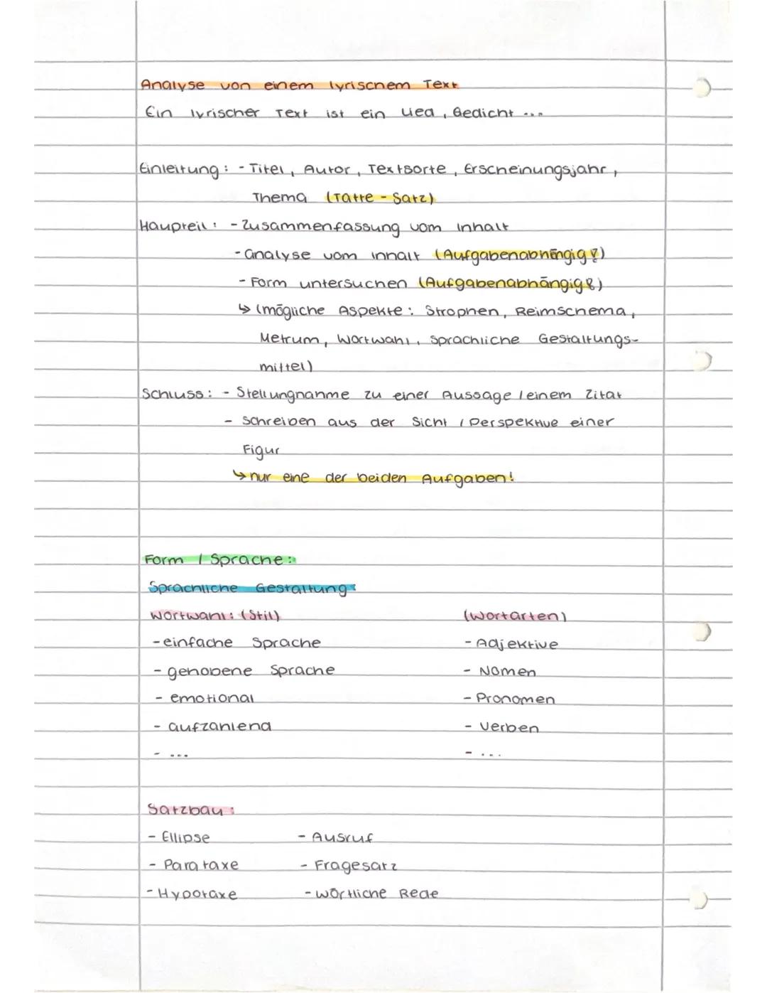 Wahl thema 1: Analysieren
Analyse von
Gedicht oder
(AT 4a)
Sachtext, Textauszug, literatischen Text,
Kurzgeschichte.
Vorgenen:
- Text gut Le