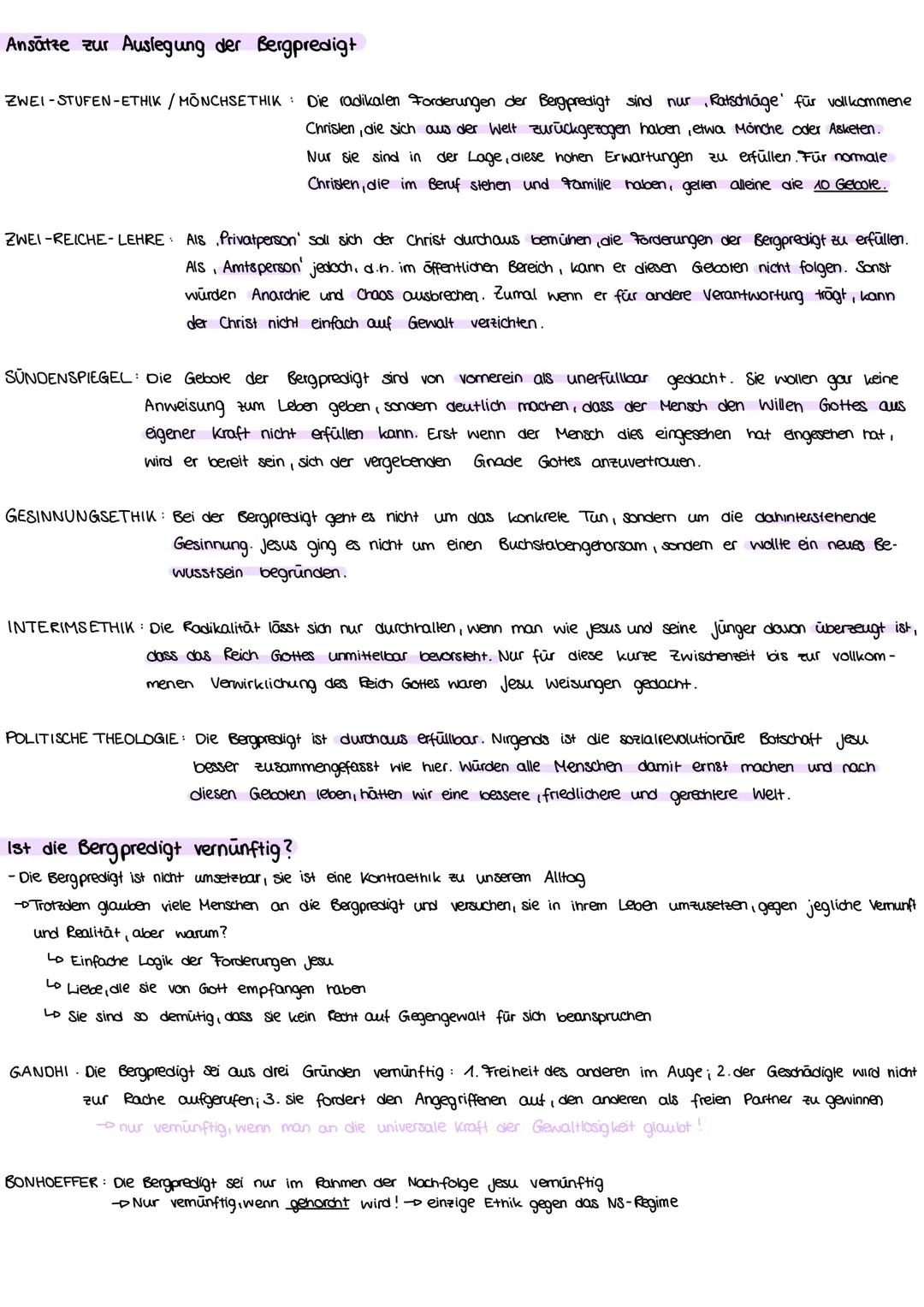 religion
abitur lernzettel Ø 1
Q1.1: Leben und Verkündigung Jesu - wozu ermutigt Jesus uns und was mutet er uns zu?
- HISTORIZITAT UND AUTHE