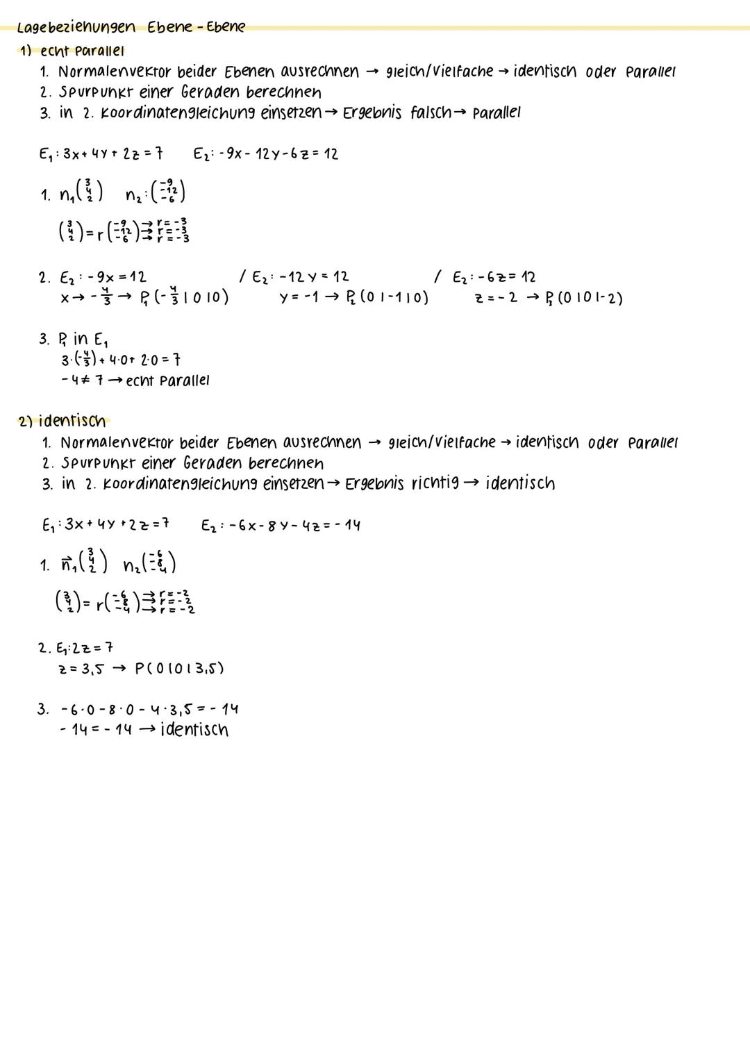 Lineare Algebra
GLEICHUNGSSYSTEME
→ normalerweise genausoviele Gleichungen wie Variabeln
Additions-/Subtraktionsverfahren
- Verrechnung zw