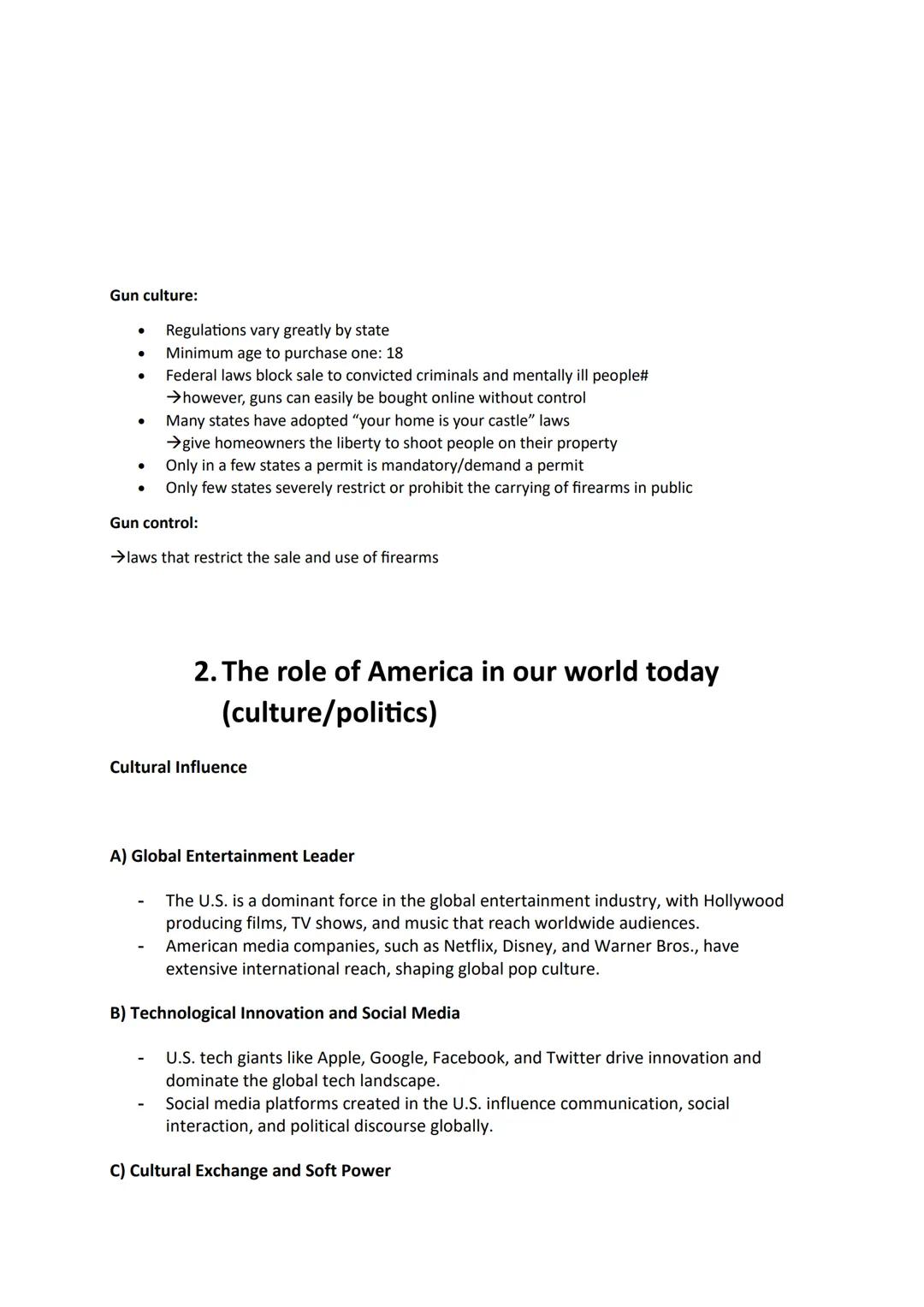 ENGLISCH MÜNDLICHE PRÜFUNG
a) The American Dream
.
•
1. Idea/ concept & criticism
The USA was and still is - a country of unlimited opportun