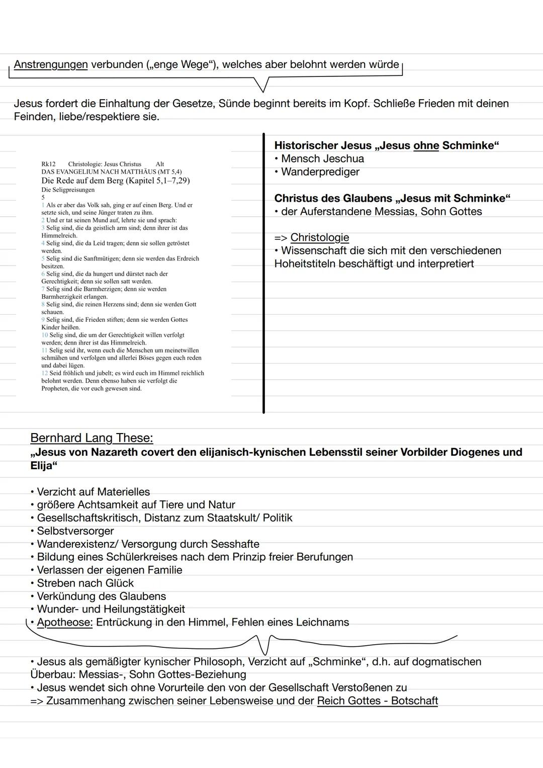 Katholische
Religion Christologie
Das Leben von Jesus
8-4 v.Chr.
⚫ Jesus ist in Palistina geboren
-> Höchstwahrscheinlich Nazareth in Galilä