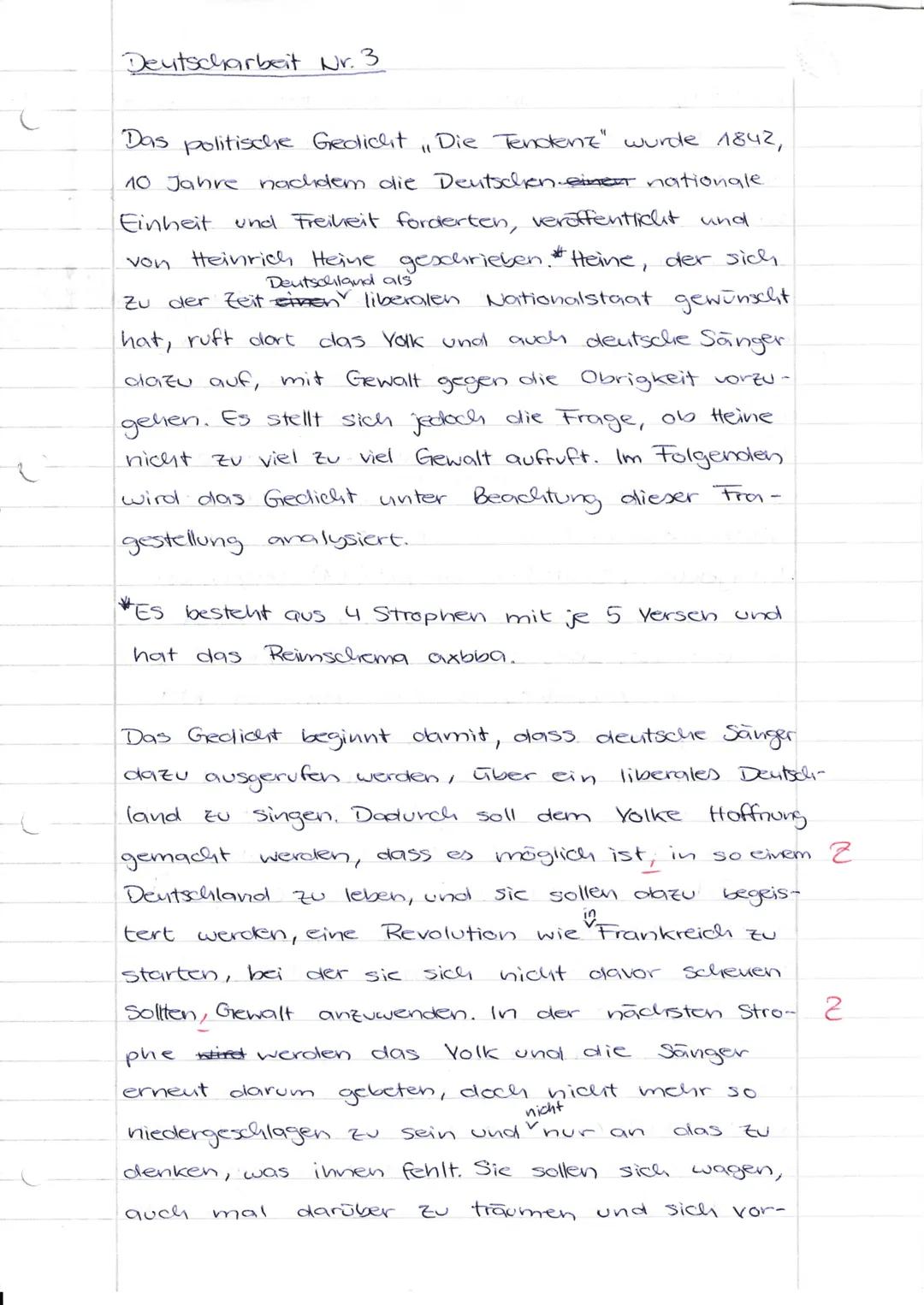 # Deutsch Klasse 10E, 3. Klausur - 7. März 2024
## Politische Lyrik
Aufgabenstellung:
Analysiere das Gedicht.
Wende Dich (im Schlussteil)