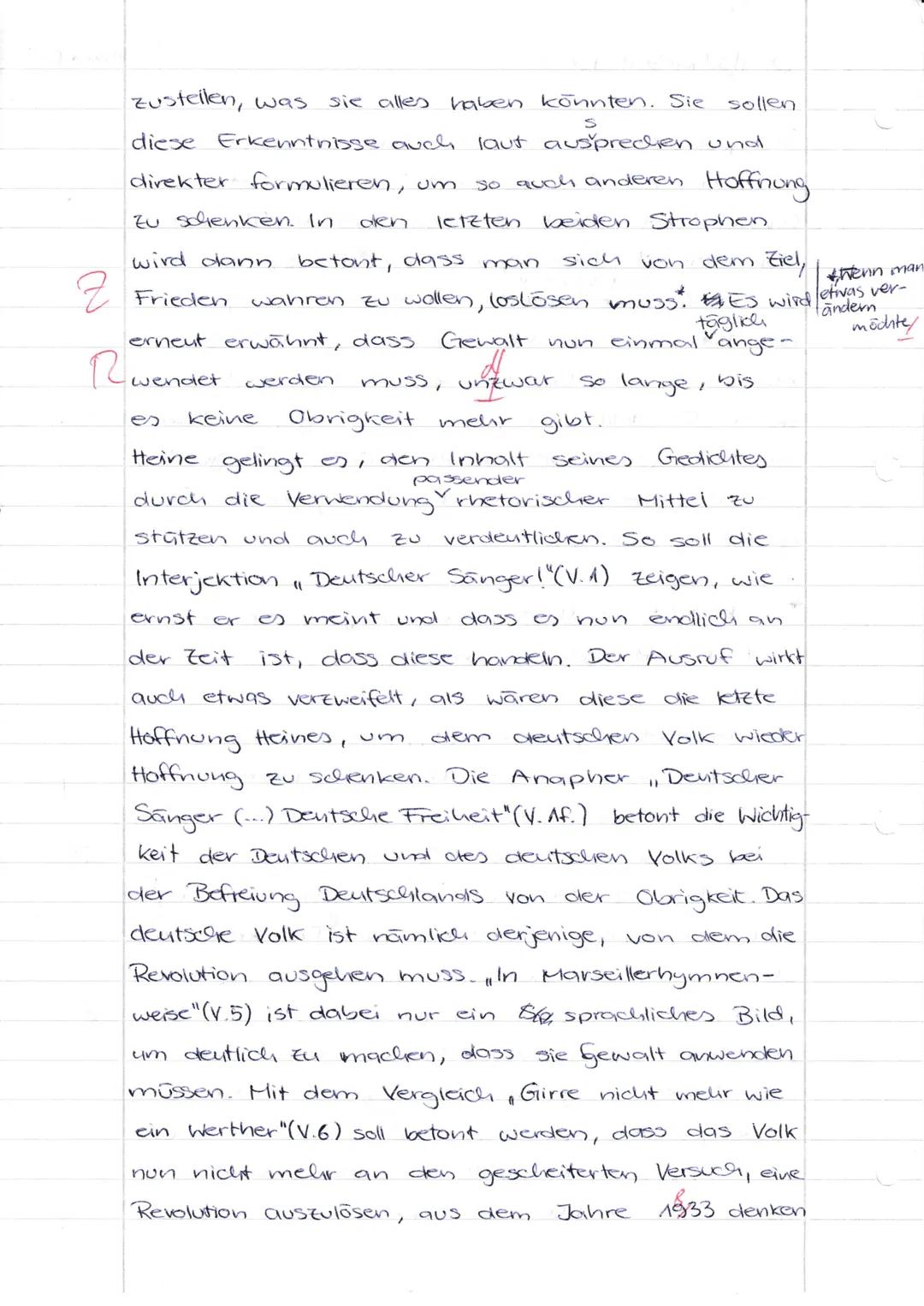 # Deutsch Klasse 10E, 3. Klausur - 7. März 2024
## Politische Lyrik
Aufgabenstellung:
Analysiere das Gedicht.
Wende Dich (im Schlussteil)