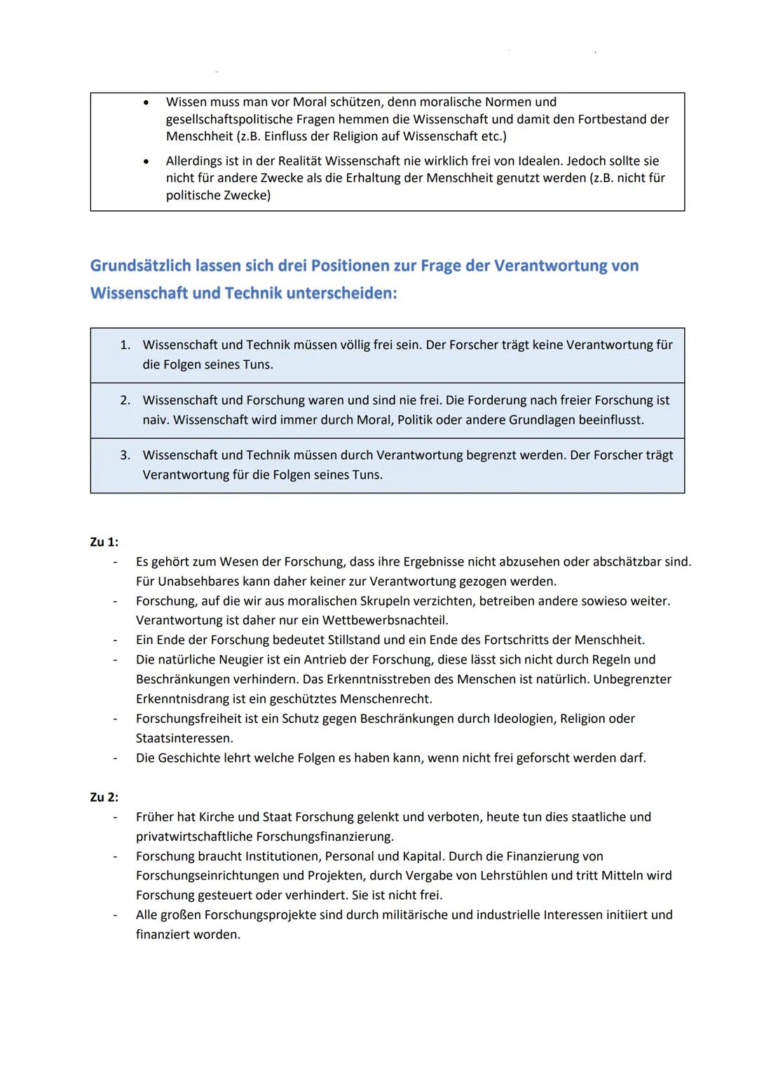 Wenn wir über Verantwortung und Freiheit der Forschung sowie der Wissenschaft an sich nachdenken,
kommen uns Fragen in den Sinn wie:
► Welch