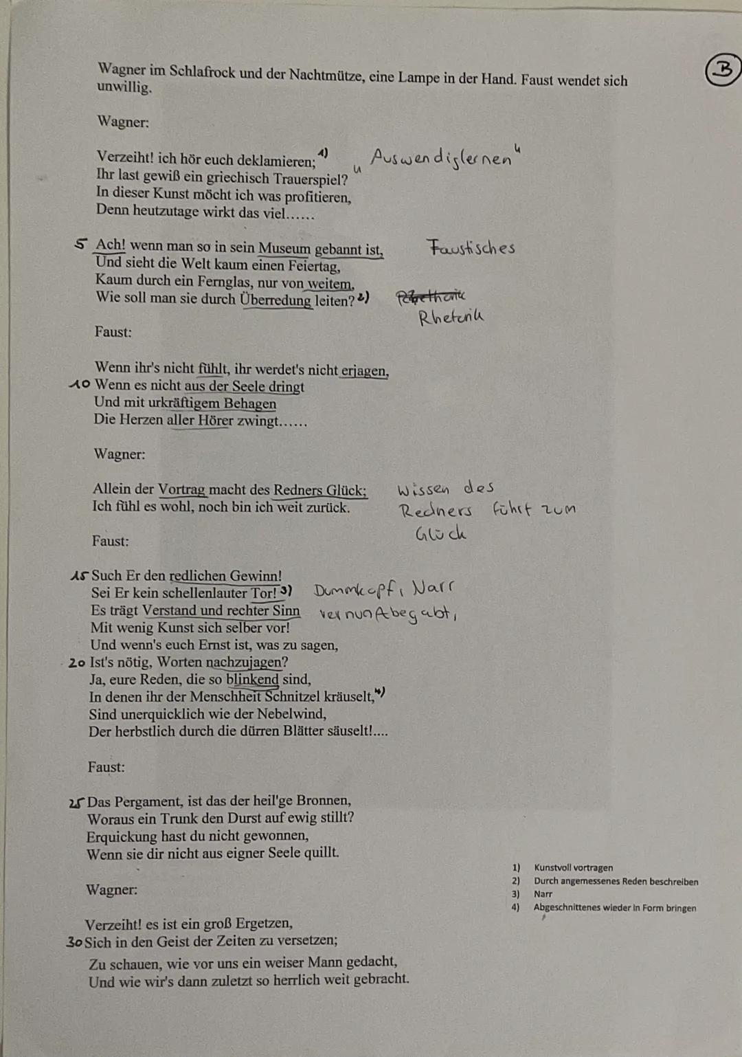 ERSTE KLAUSUR GRUNDKURS DEUTSCH-JAHRGANGSSTUFE Q3
NAME:
THEMA: JOHANN WOLFGANG VON GOETHE-FAUST I"
Aufgabenstellung:
WÖRTER: 1079
1. Beschre