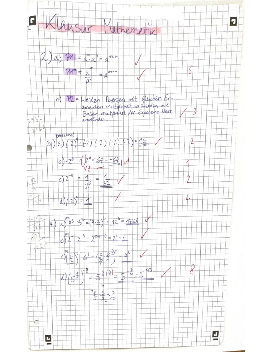 FKG
Name:
Klasse 10.
Mathematikarbeit
43/44 11
Die Lösungen müssen nachvollziehbar aus Argumentation, Rechnung oder Zeichnung
hervorgehen -