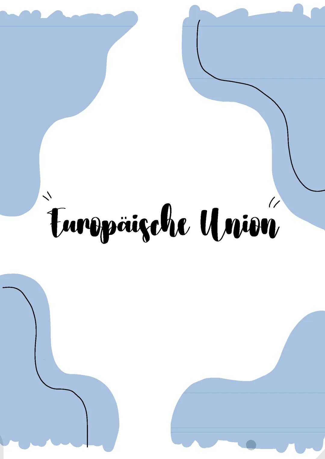 Sowi Abitur Lernzettel Europäische Union