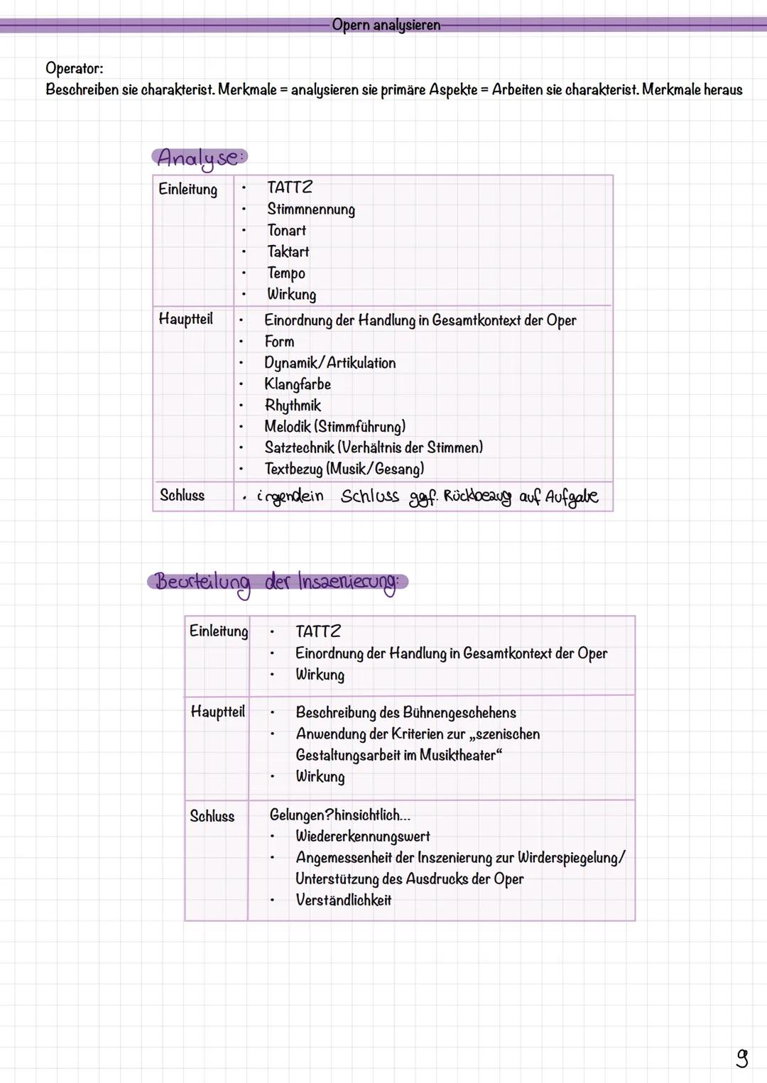 ern
Oper
Oper Theorie:
1 Operngattungen
2 Oper Aufbau
3 Gestaltung eines Ensemble
Szenische Gestaltung im Musiktheater
5-7 Comedia Dell' Art