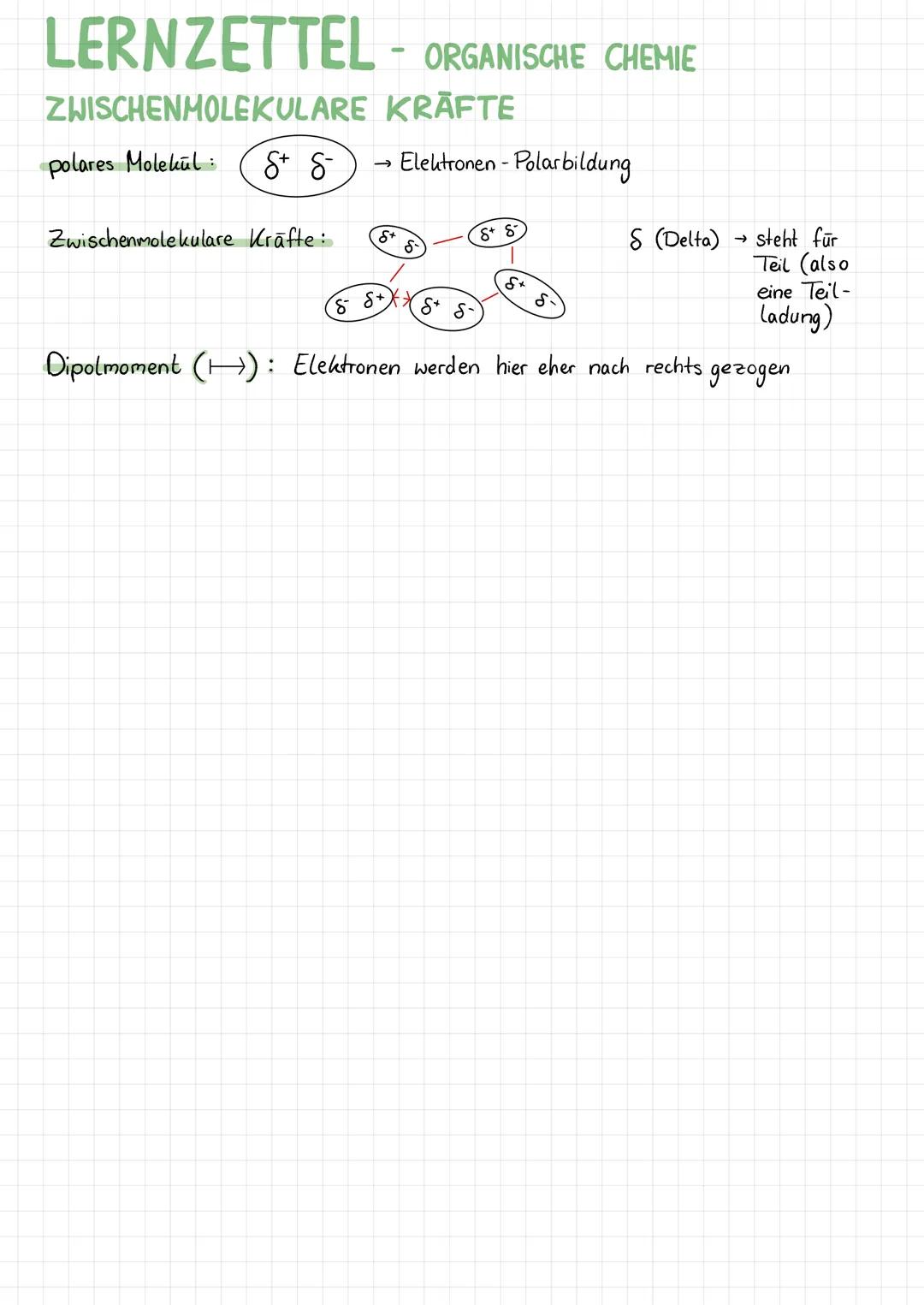# LERNZETTEL - ORGANISCHE CHEMIE
ORGANISCHE CHEMIE
Die organische Chemie ist die Chemie der Kohlenstoffverbindungen.
Kohlenstoffe sind or