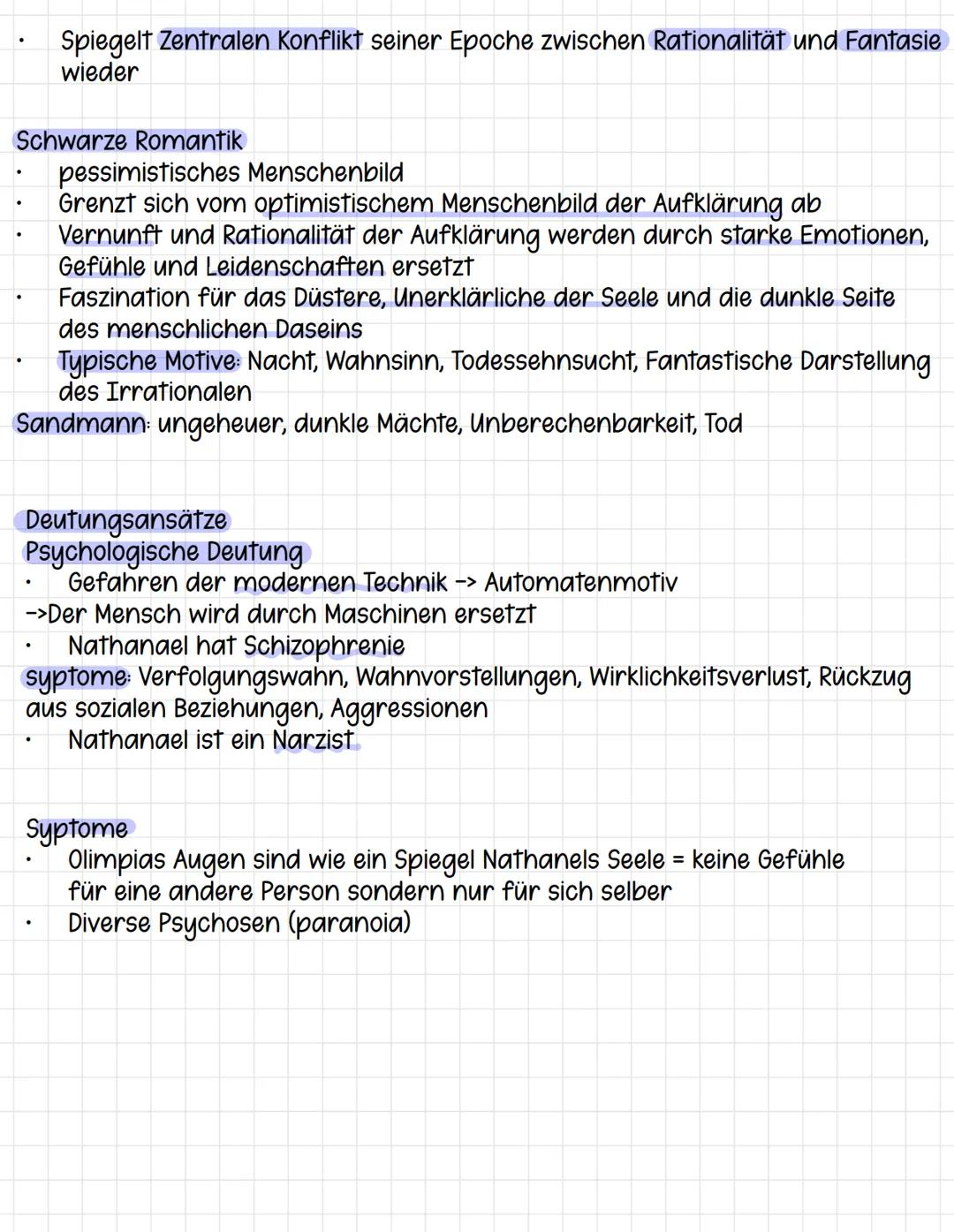 G
N
159
5
T
G
E
DER SANDMANN
E.T.A. HOFFMANN
T
S
G
5
E
| N
S
G
5
T
N
5
E
5
T
T
T Spiegelt Zentralen Konflikt seiner Epoche zwischen Rational