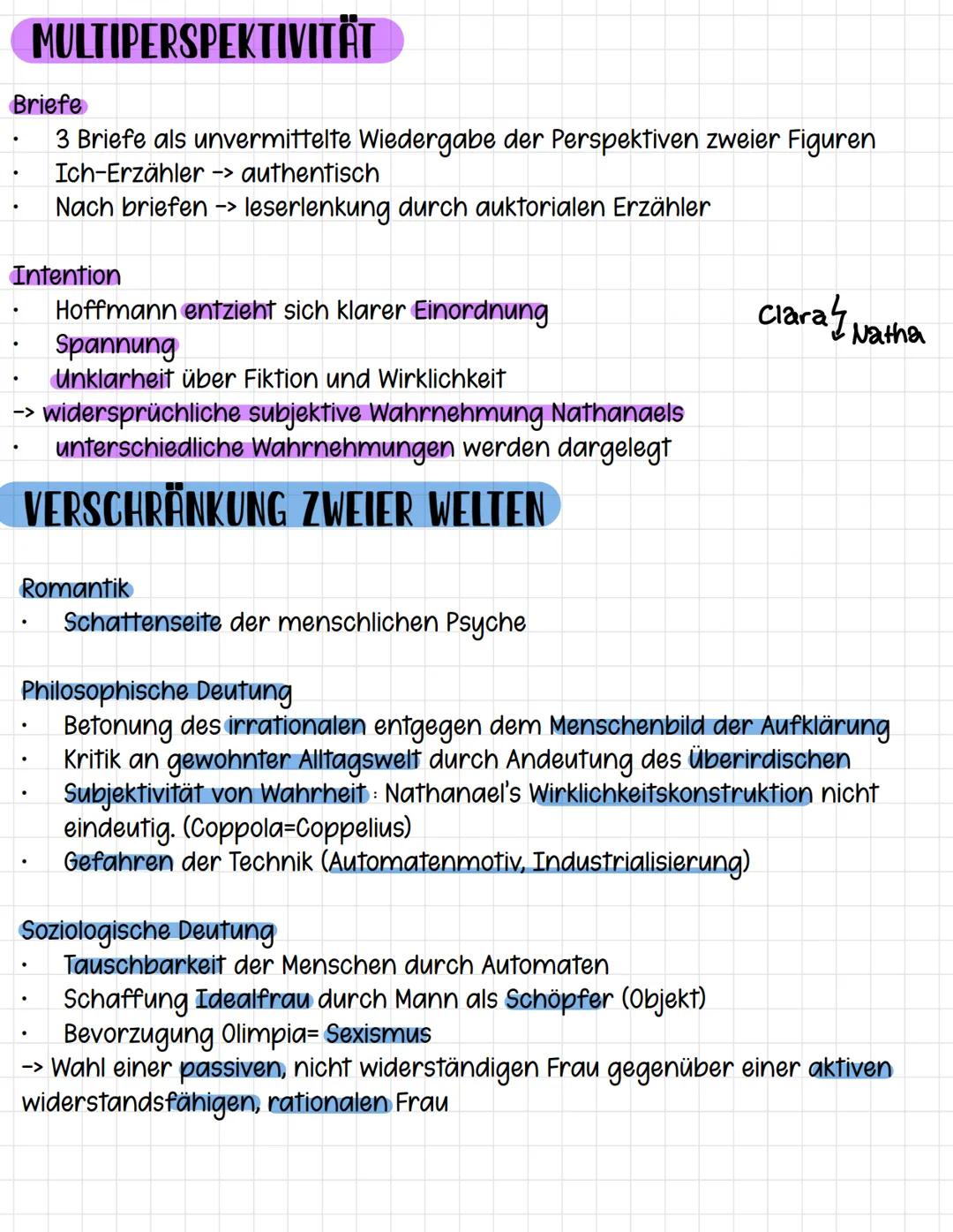 G
N
159
5
T
G
E
DER SANDMANN
E.T.A. HOFFMANN
T
S
G
5
E
| N
S
G
5
T
N
5
E
5
T
T
T Spiegelt Zentralen Konflikt seiner Epoche zwischen Rational