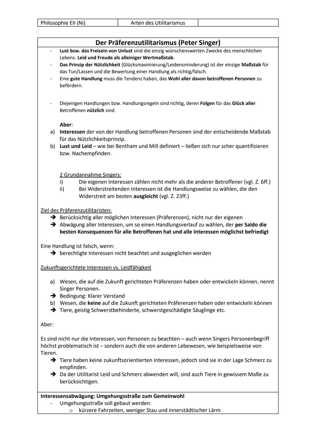 # Der quantitative Utilitarismus Jeremy Benthams (1748-1832)
- Lust bzw. das Freisein von Unlust sind die einzig wünschenswerten Zwecke des