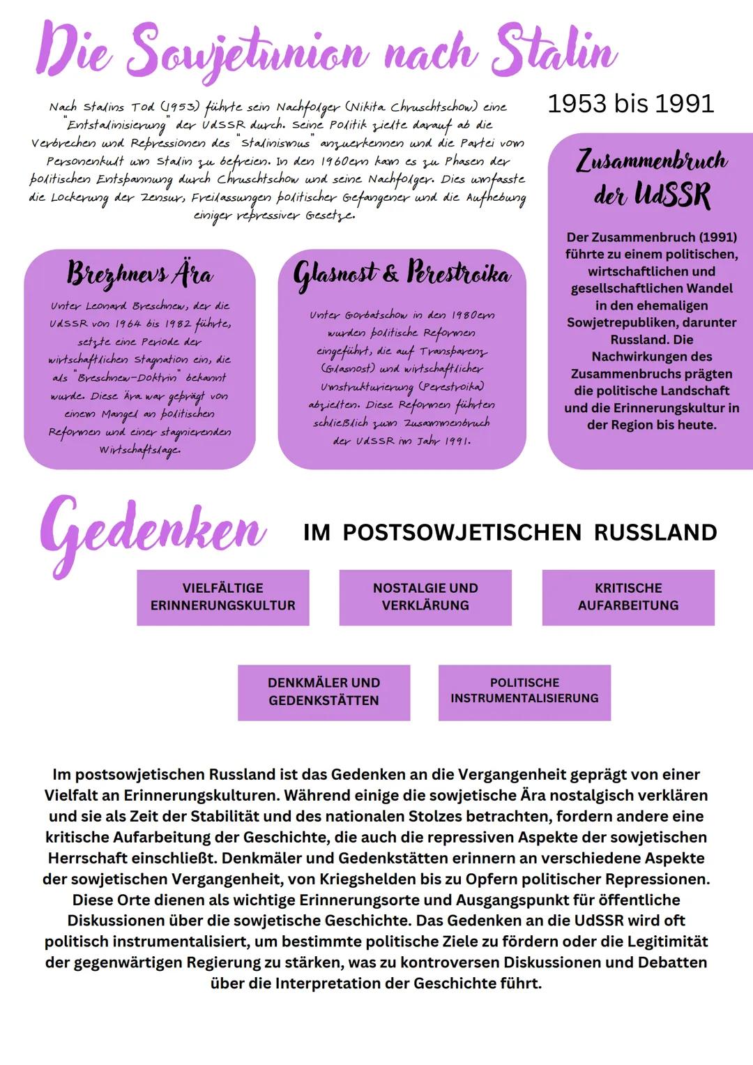 ZEITSTRAHL 1861 - 1953
Russische Revolution
1861 Bauernbefreiung: Abschaffung der Leibeigenschaft
Die Großen
Reformen durch
Zar Alexander de