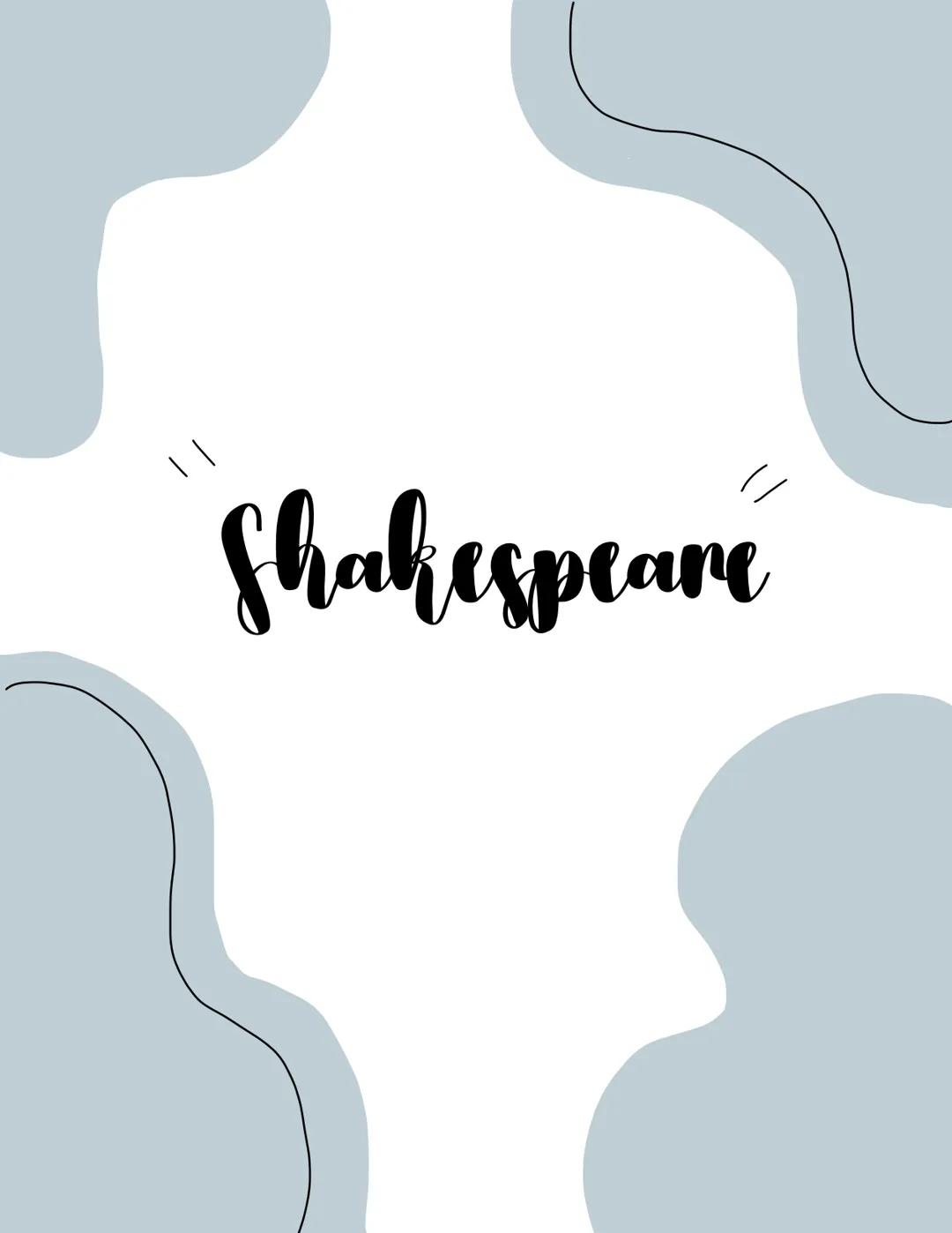 "Shakespeare" # Timeline
1558 Elizabeth I becomes queen at the age of 25
1564 William Shakespeare is born in Stratford-upon- Avon
1582 Sh