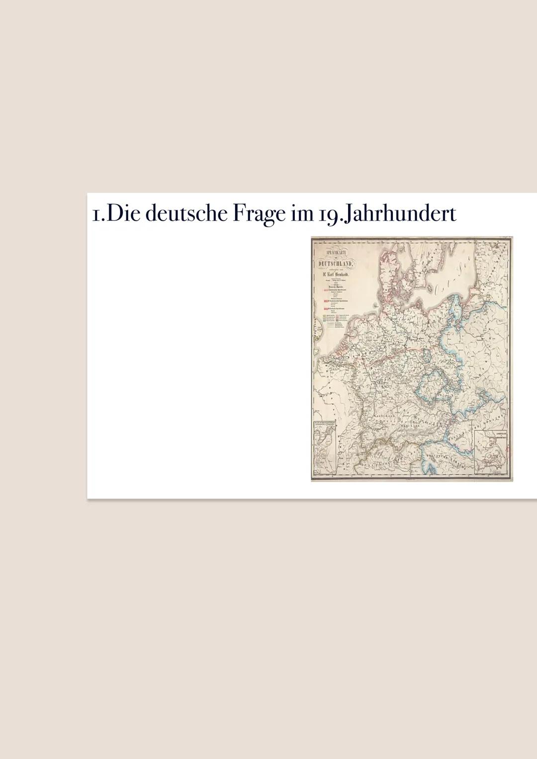 Abiturlernzettel Geschichte Mündlich 2024 NRW # I.Die deutsche Frage im 19.Jahrhundert
SPLITSKARTE
DEUTSCHLANDS,
Von
W. Karl Frohlich. Euro