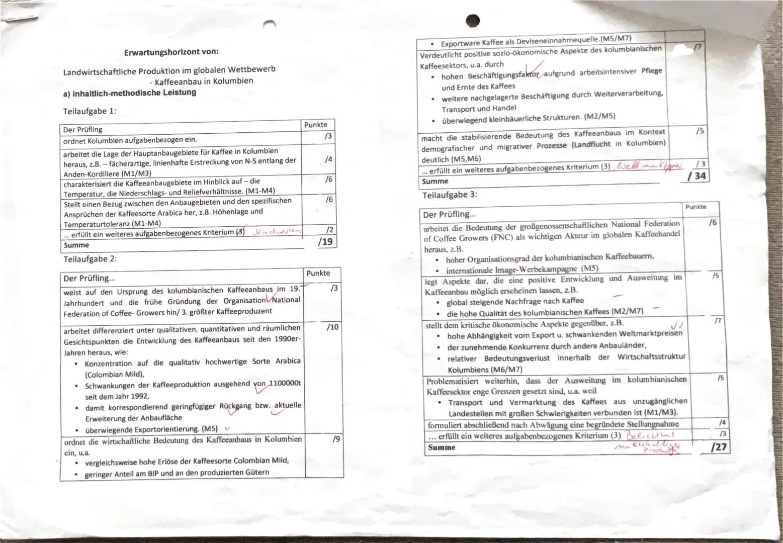 Erdkunde, GK,
Name:_
Landwirtschaftliche Produktion im globalen Wettbewerb
-
Kaffeeanbau in Kolumbien
Kaffee ist nach Erdöl der weltweit wic