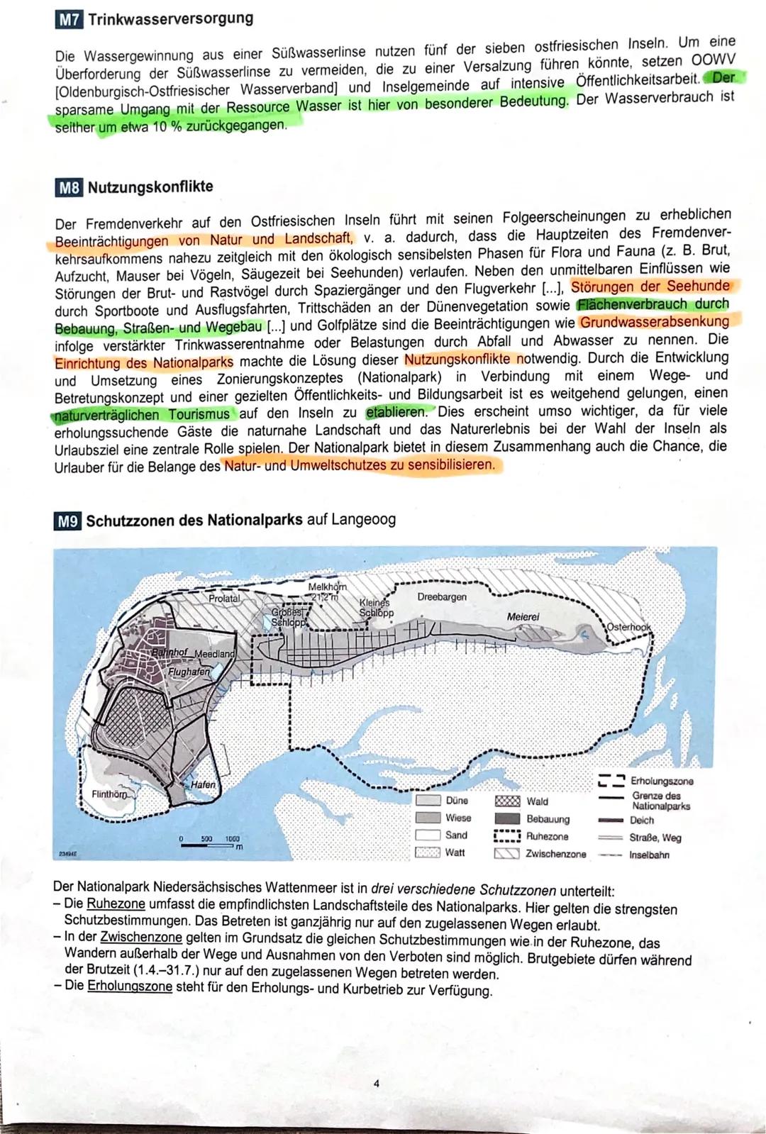 Die Nordseeinsel Langeoog -
Tourismus im Spannungsfeld von Ökonomie und Ökologie
Aufgabe 1
Lokalisieren Sie die Insel Langeoog und kennzeich