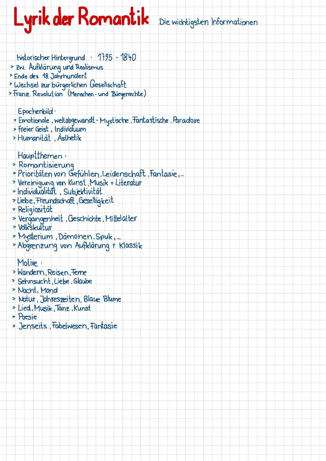 Romantik Deutsch Lk Hessen