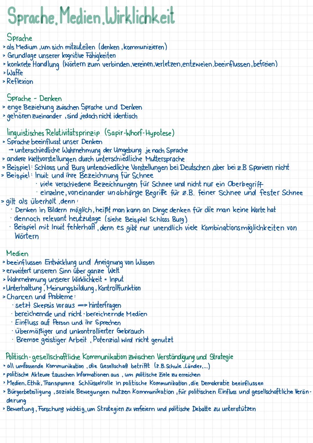 Sprache, Medien, Wirklichkeit Deutsch LK Hessen