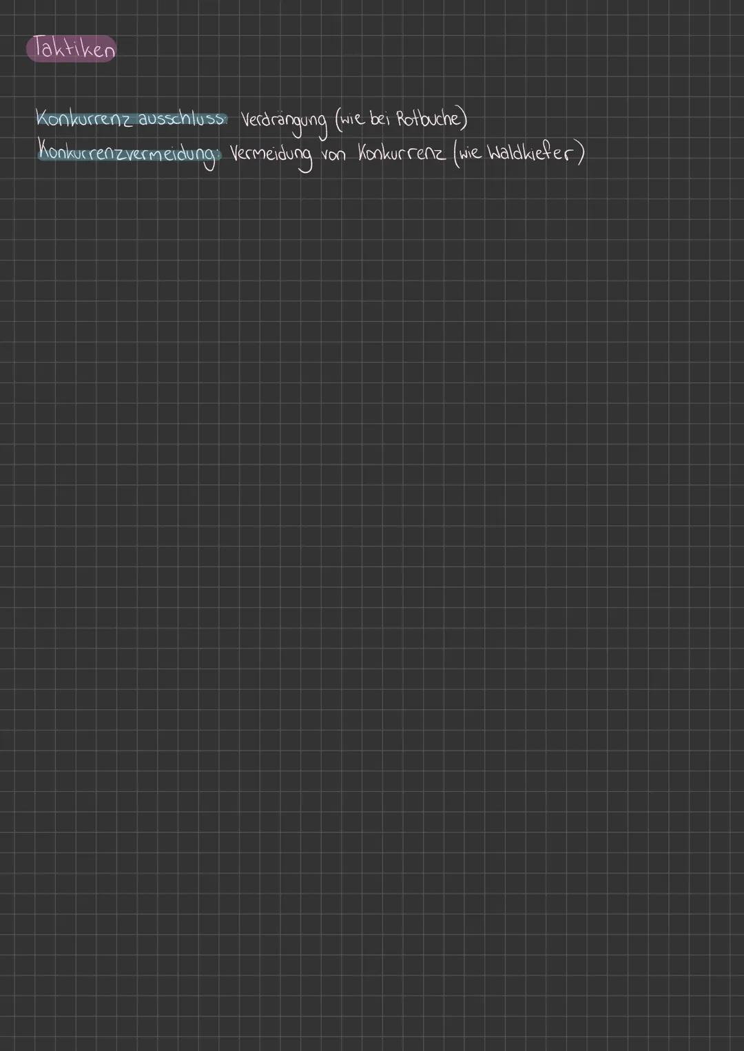 Einfluss von abiotischen Faktoren
Fachbegriffe:
Präferendum
abiotischer Umweltfaktor-Bereich in dem Individuen einer Art besonders gut gedei