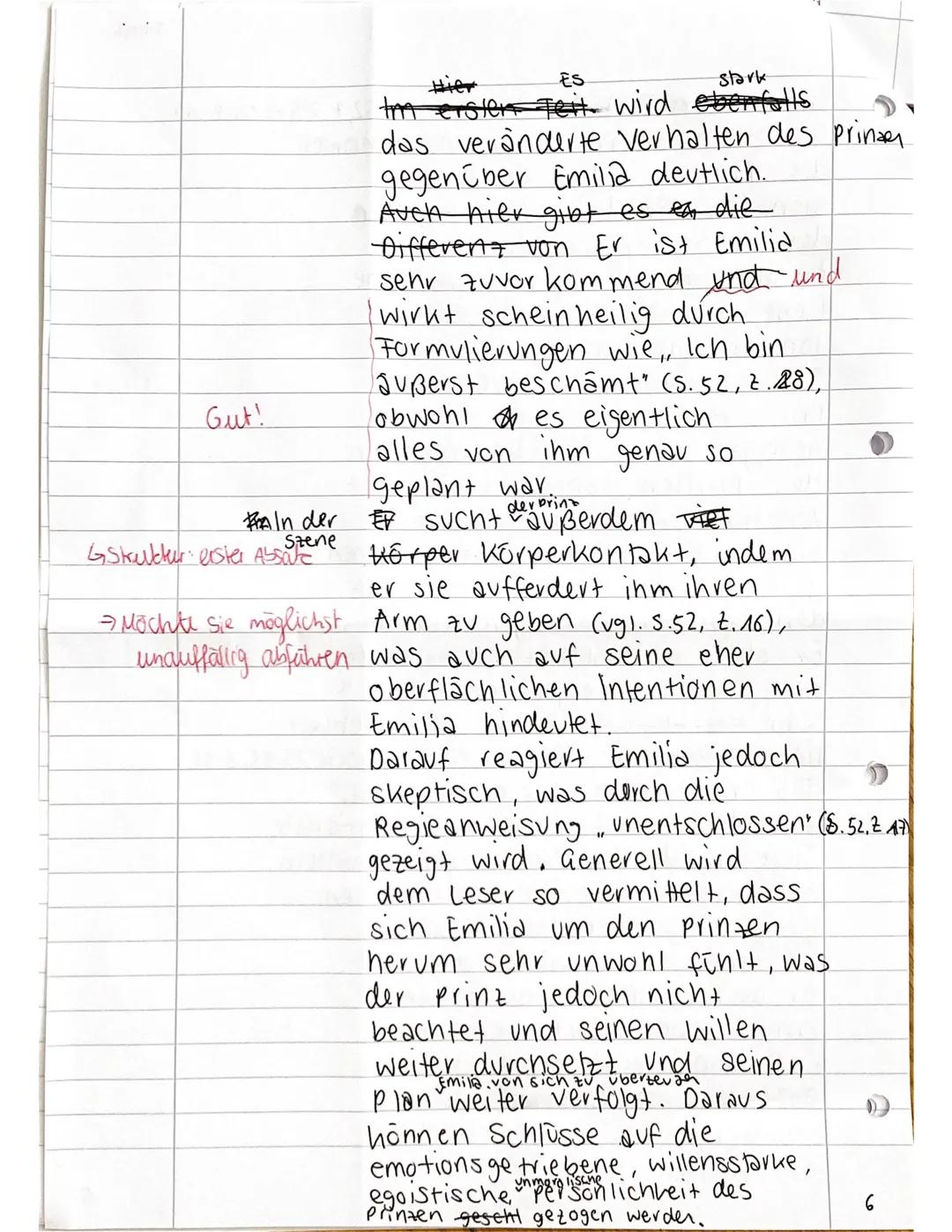 Klasse 11
Name:
Klausur Deutsch Nr. 3
22.04.2024
Aufgabe: Analysieren und interpretieren Sie die Szene III, 5 (S. 52/53) aus Gotthold
Ebrahi