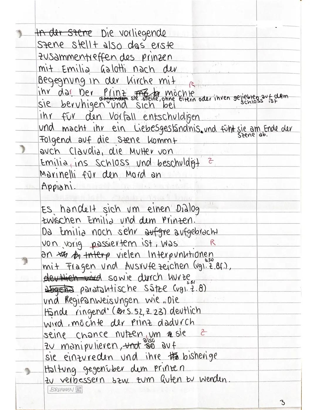 Klasse 11
Name:
Klausur Deutsch Nr. 3
22.04.2024
Aufgabe: Analysieren und interpretieren Sie die Szene III, 5 (S. 52/53) aus Gotthold
Ebrahi