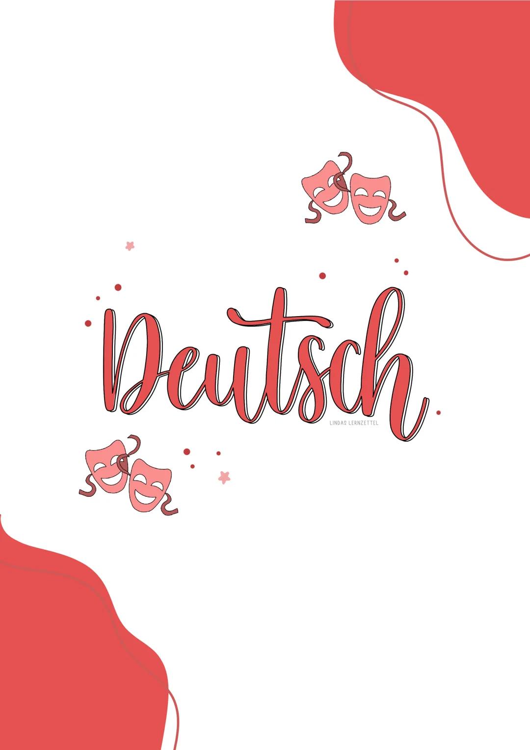 Abitur Lernzettel Deutsch GK NRW 2024