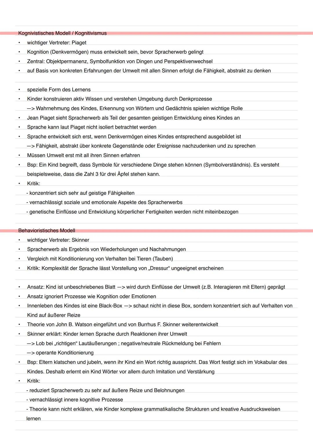 Deutsch
LINDAS LERNZETTEL Inhaltsvorgaben - Deutsch GK - Abitur NRW 2024
Inhalsfeld Sprache
Spracherwerbsmodelle
.
Sprachgeschichtlicher Wan