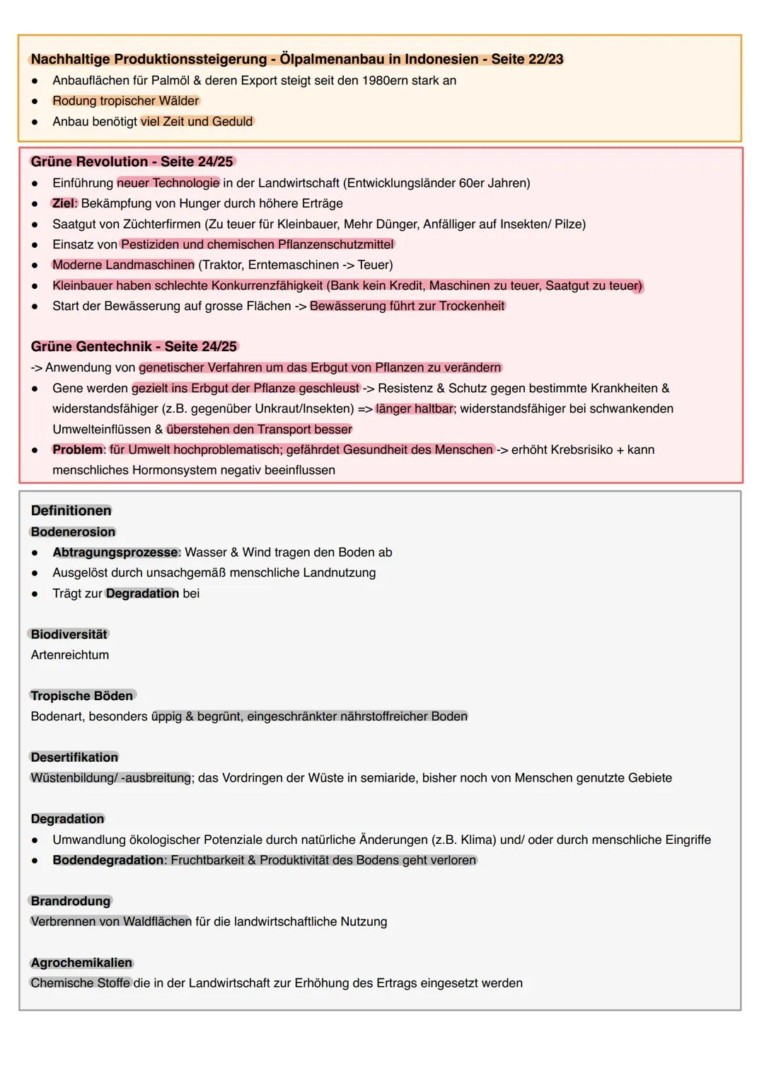 ما
Erdkunde Q1/Q2 Landwirtschaftliche Produktion Q2
Die Tropen
•
Hohe Geburtenrate -> Stark wachsende Bevölkerung
Kombination von Food und C