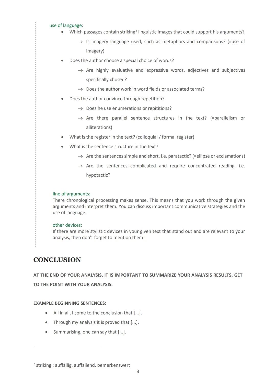 ANALYSIS
Of a newspaper article / a non-fictional text
English Q1.4
INTRODUCTION
START YOUR ANLYSIS WITH A TASK-RELATED INTRODUCTORY SENTENC