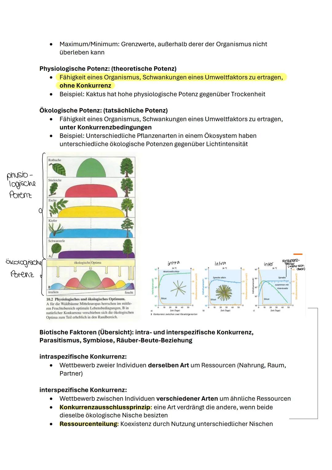 Biologie Lernzettel
Themen:
✓ abiotische Faktoren und deren Einfluss (Übersicht): Temperatur, Licht, Wasser,
RGT-Regel, Toleranzkurven, ph