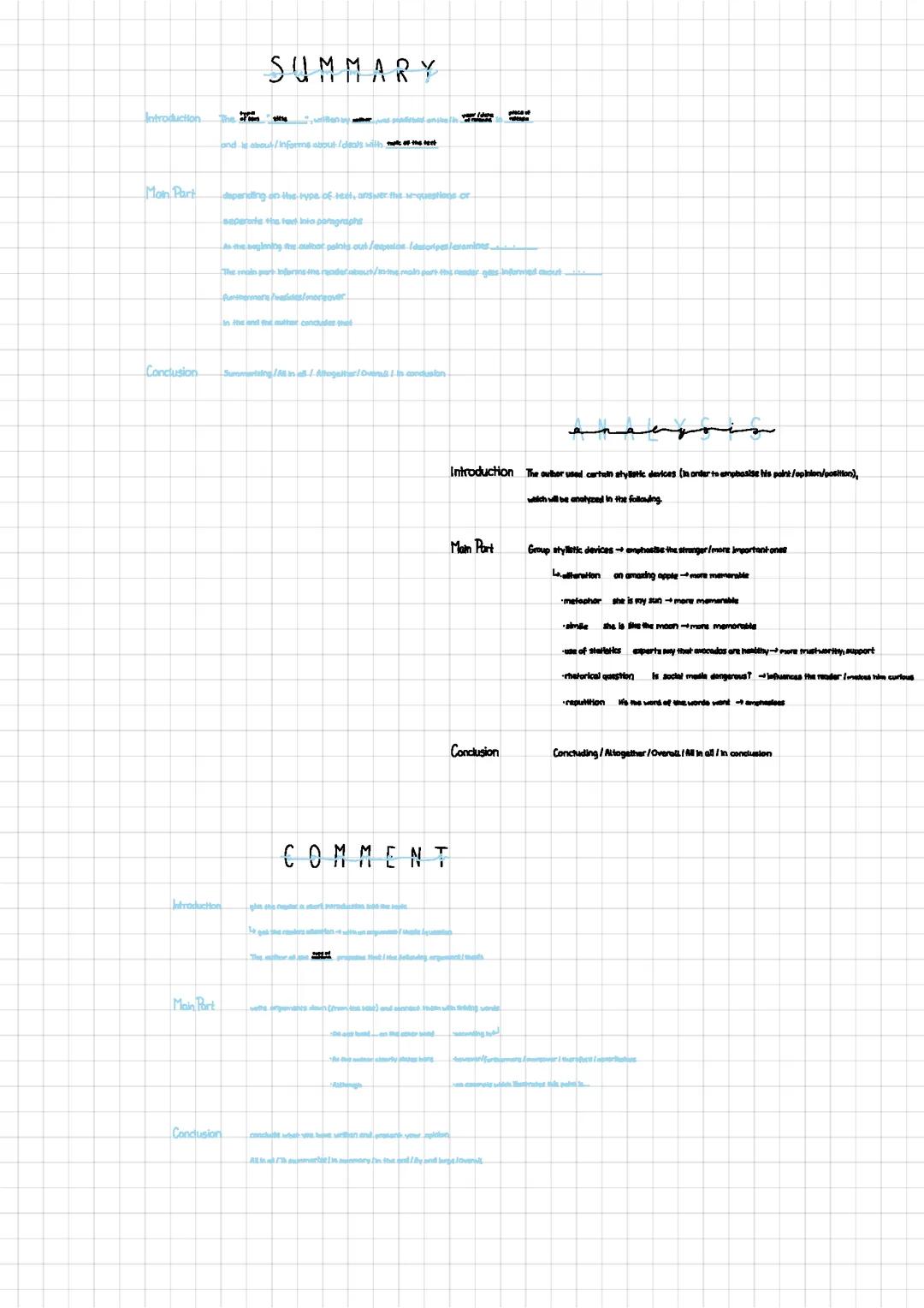 Summary, Analysis & Comment