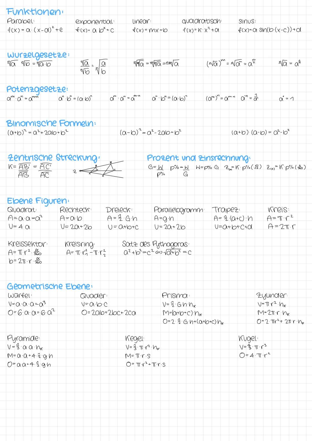 Einheiten:
Langen
mm
cm
dm
m
km
10
10
1000
1000
Flächeninhalt
mm²
cm²
dm²
m²
a
na²
km²
100
100
100
100
100
100
Volumen
1dm³ = 1l =1000cl
mm³