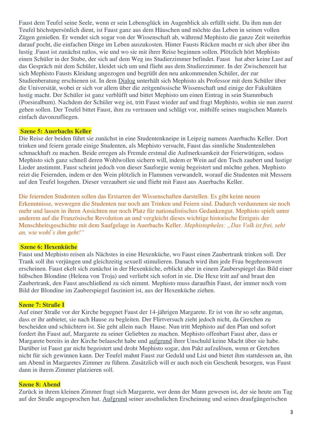 Faust I: Zusammenfassung fürs Abitur
Die Tragödie,,Faust: Der Tragödie erster Teil" von Johann Wolfgang von Goethe handelt von dem Gelehrten