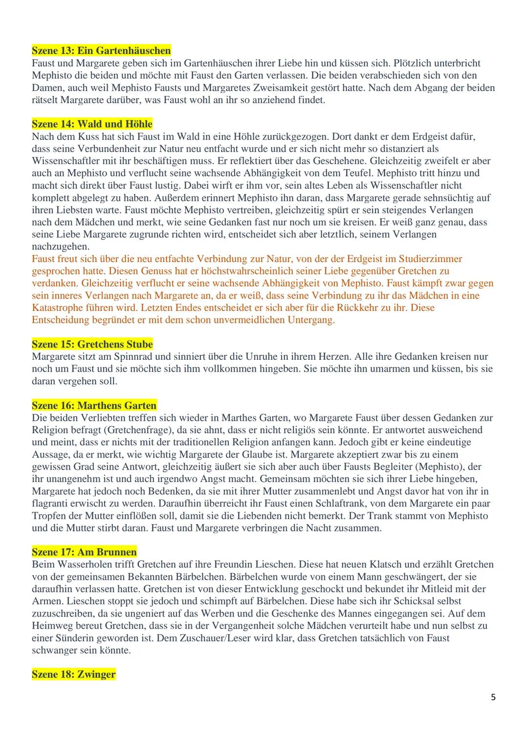 Faust I: Zusammenfassung fürs Abitur
Die Tragödie,,Faust: Der Tragödie erster Teil" von Johann Wolfgang von Goethe handelt von dem Gelehrten